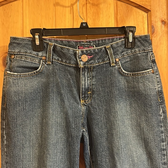 Wrangler Premium Patch Women's Blue Jeans Bootcut Rodeo Western Stretch - Picture 3 of 6